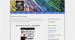 Desktop Screenshot of glenviewartleague.org