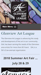 Mobile Screenshot of glenviewartleague.org